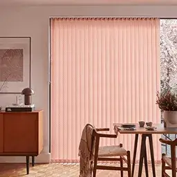 peach vertical blinds